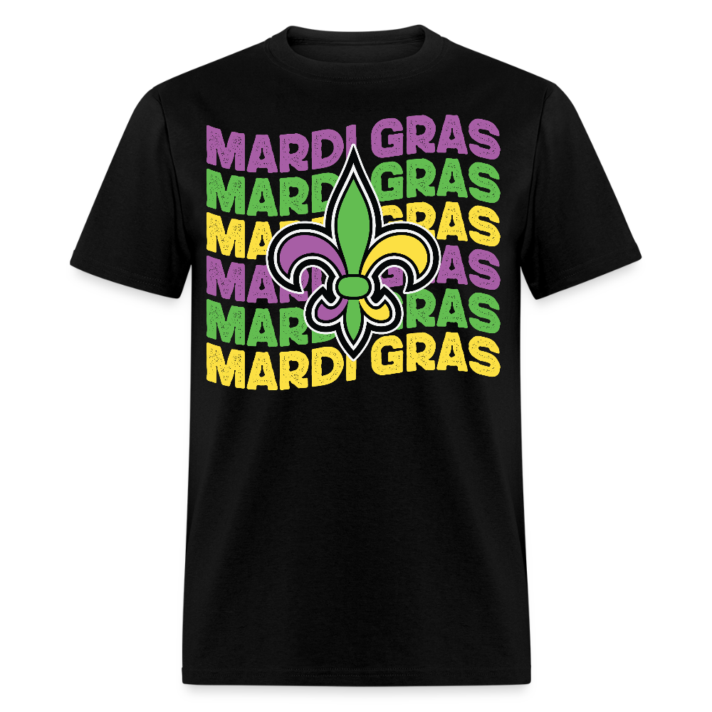 Mardi Gras Party For Men and Women T-shirt - black