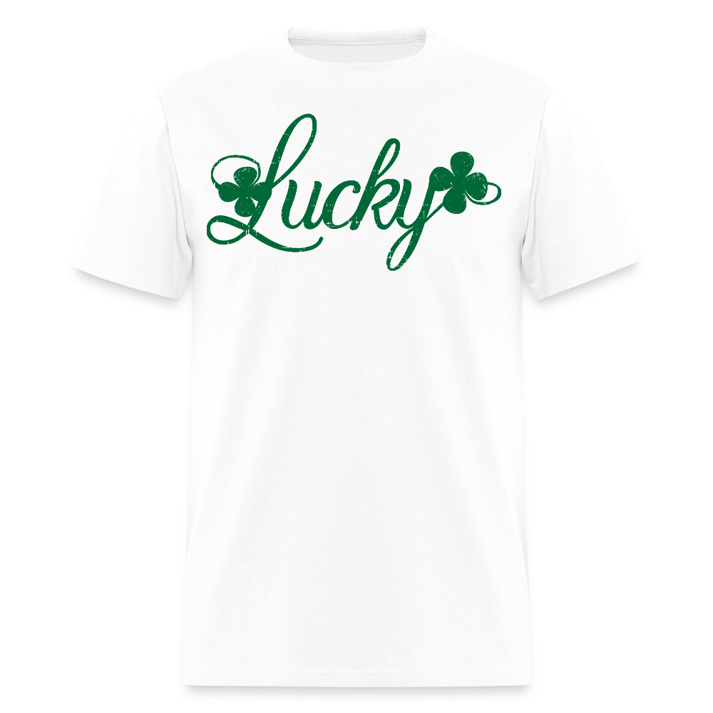 St Patrick’s Day Lucky Shamrock T-shirt - white