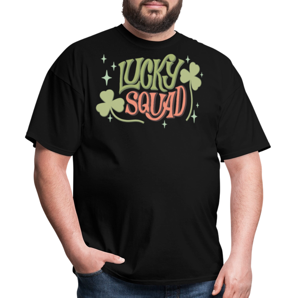 Lucky Squad St Patrick’s Day T-shirt - black