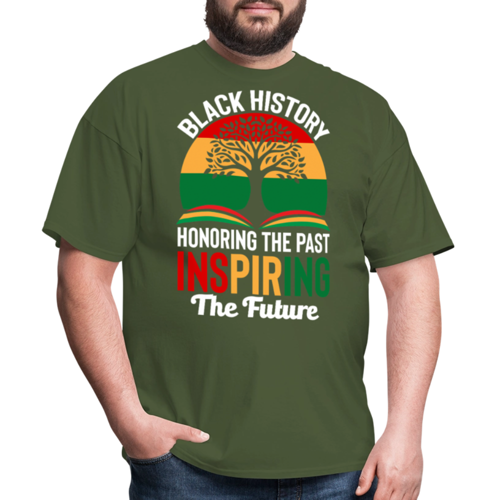 Honoring Black History Inspirational Unisex T-shirt - military green