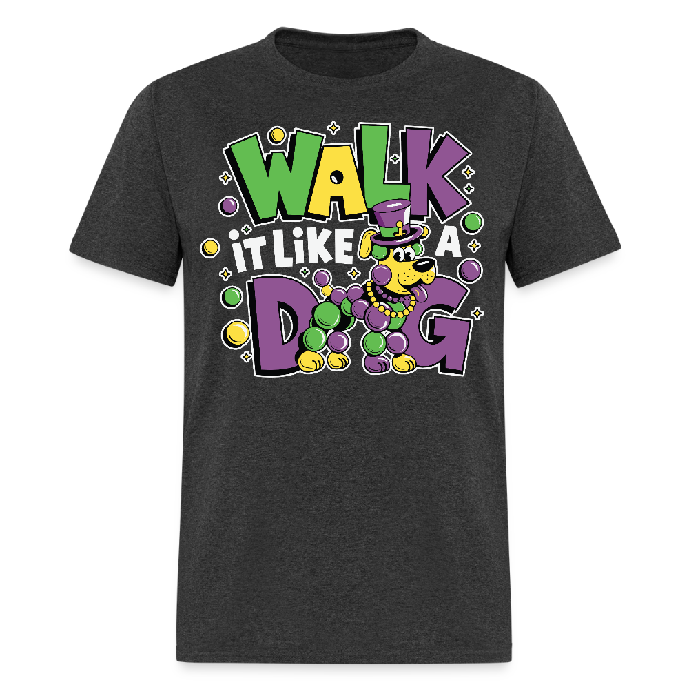 Mardi Gras Dog Shirt For Parade Lovers New Orleans Party T-shirt - heather black