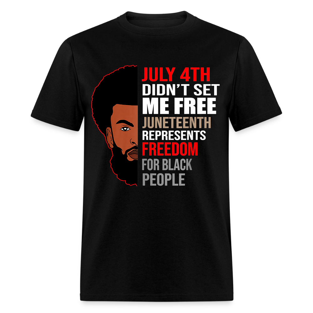 Juneteenth Freedom Shirt for Black history Awareness Pro-Black Activist T-shirt - black