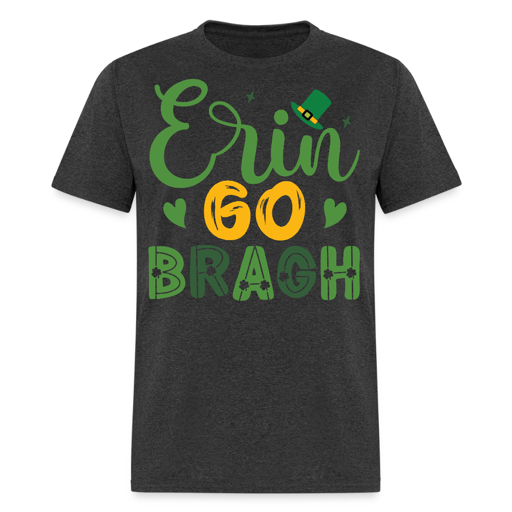 Best Gifts For Irish Heritage Lovers Erin Go Bragh Irish Pride T-shirt - heather black