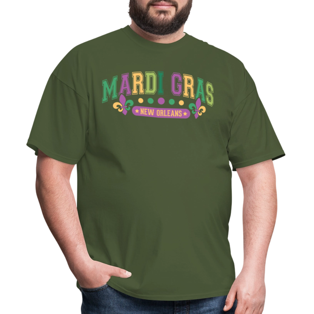 New Orleans Party Outfit for Mardi Gras Unisex T-shirt - military green