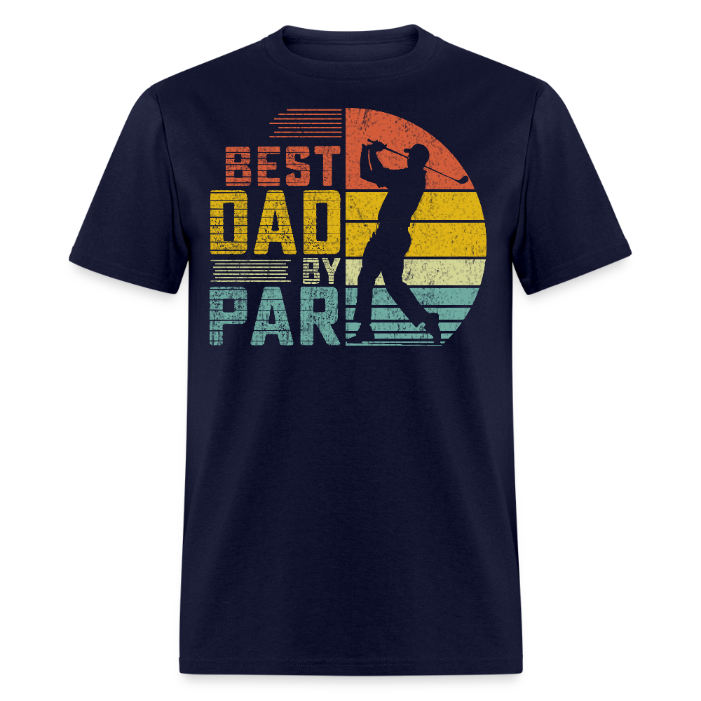 Golf Lover Father's Day Gift T-shirt - navy