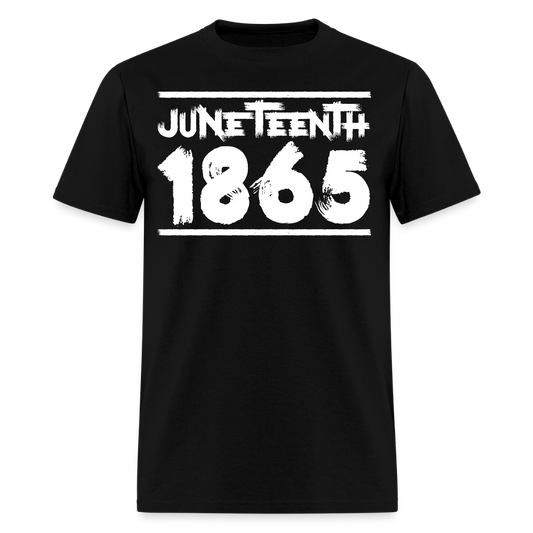 Juneteenth 1865 Tee African American Heritage T-Shirt - black
