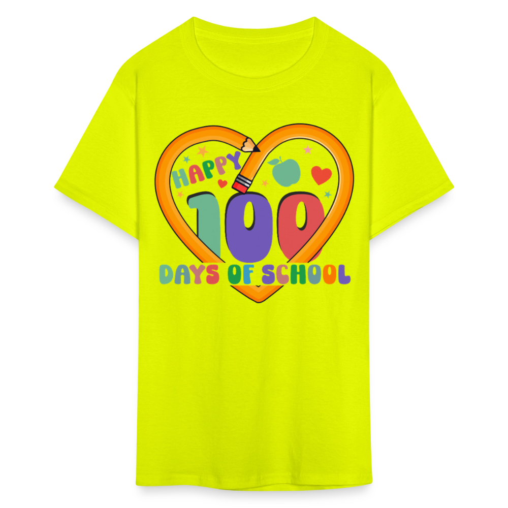 Best 100 Days Of School Gifts For Teachers Unisex T-Shirt - safety green