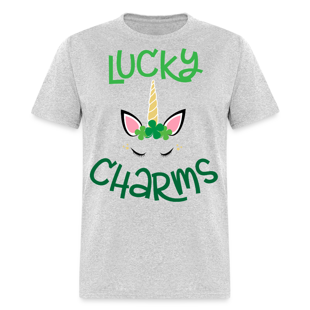 Lucky Charms Unicorn Tee For St Patty’s Day T-shirt - heather gray