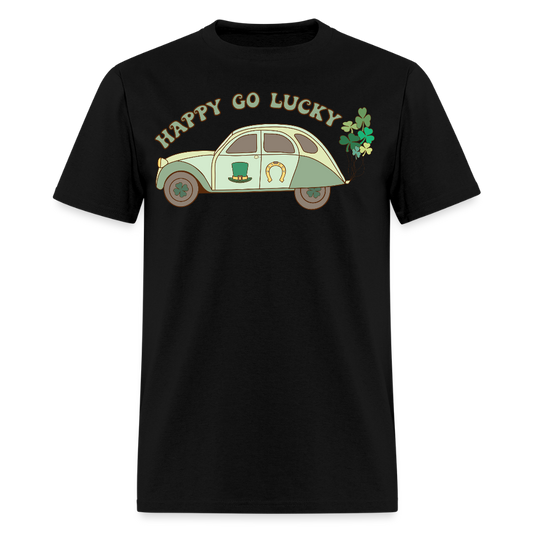 St Patrick’s Day lucky Car T-shirt - black