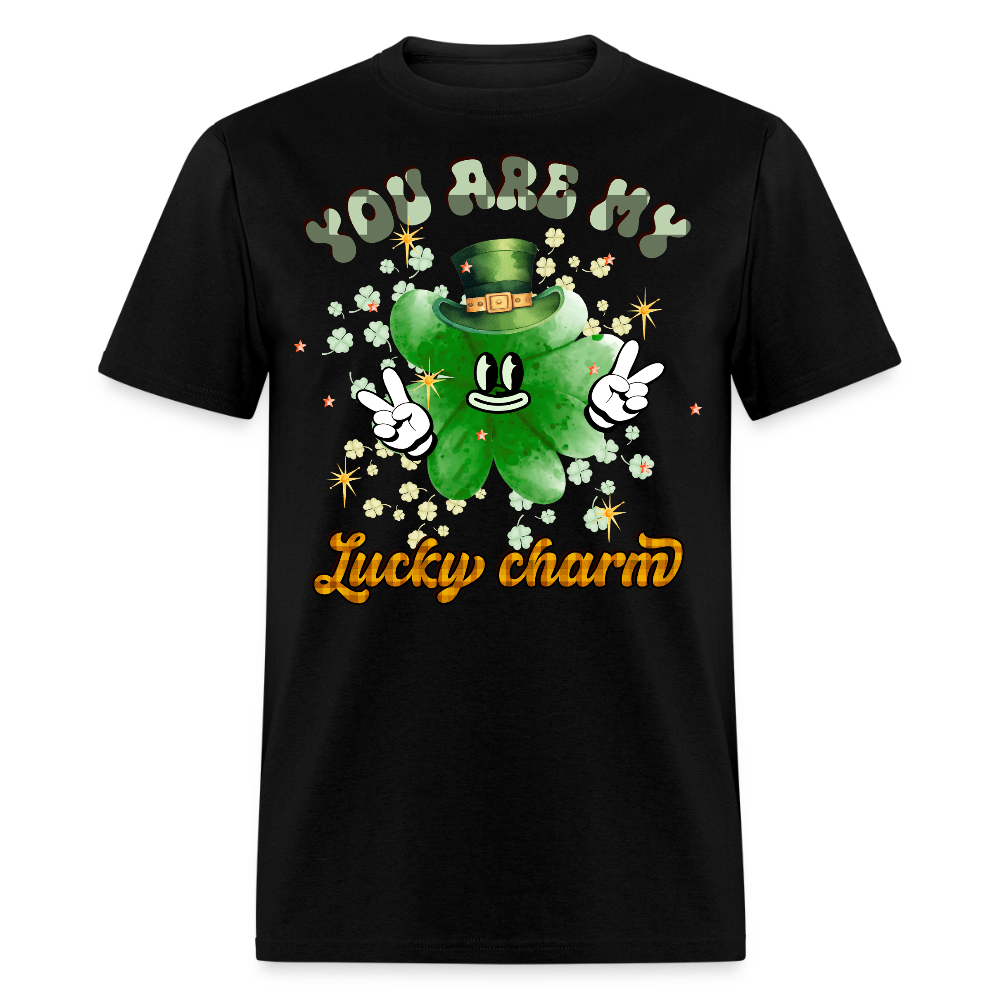 Funny St Patrick’s Day Lucky Charm T-Shirt - black