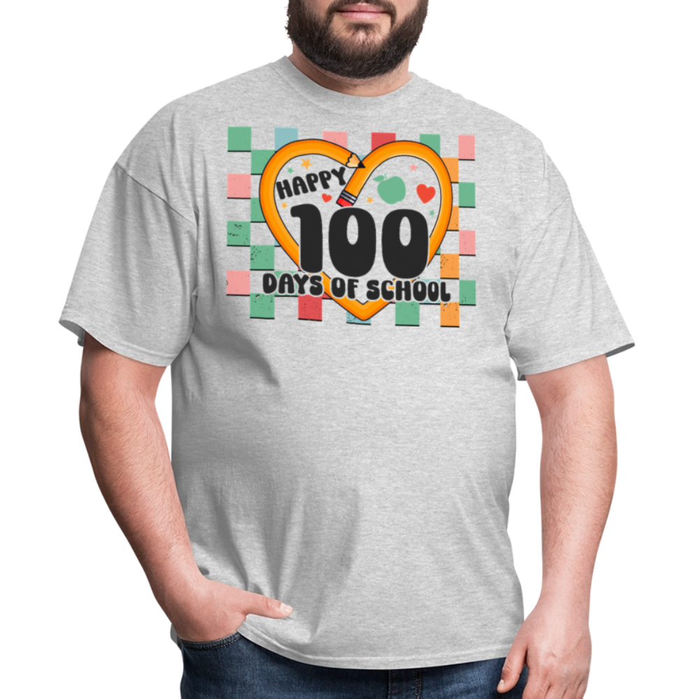 100 Days of school Shirt For Teachers Unisex Tee - heather gray