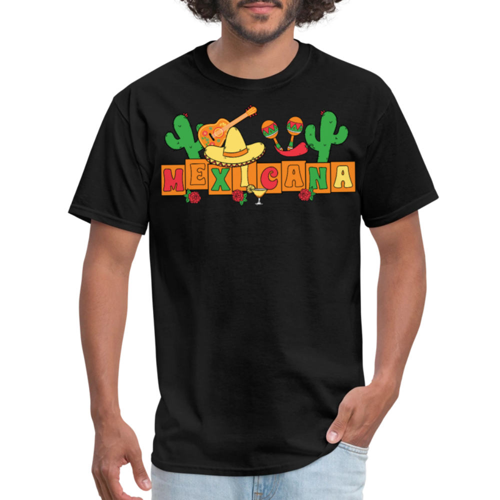 Mexican Fiesta-themed Tee For Parties Funny Fiesta T-shirt - black