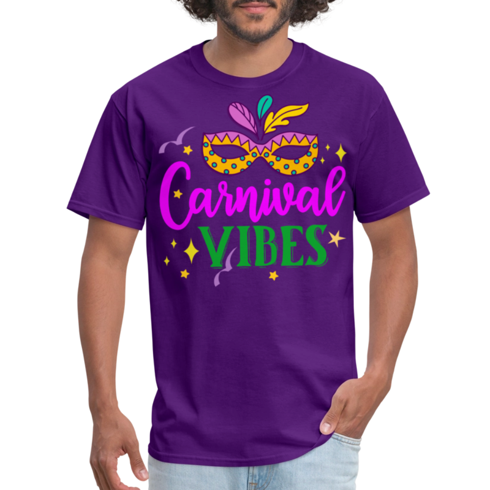 Masquerade Mask Festival Tee Mardi Gras Carnival T-shirt - purple