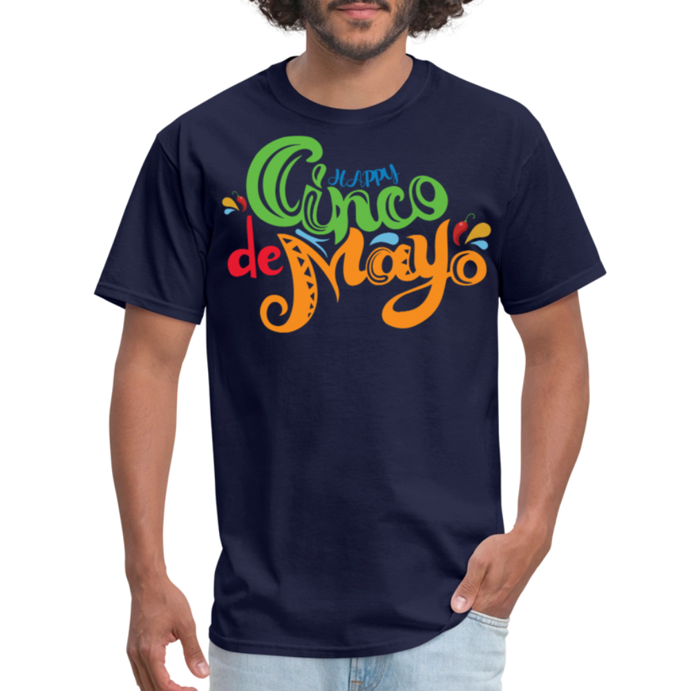 Best Mexican-themed Party Apparel For Cinco de Mayo T-shirt - navy