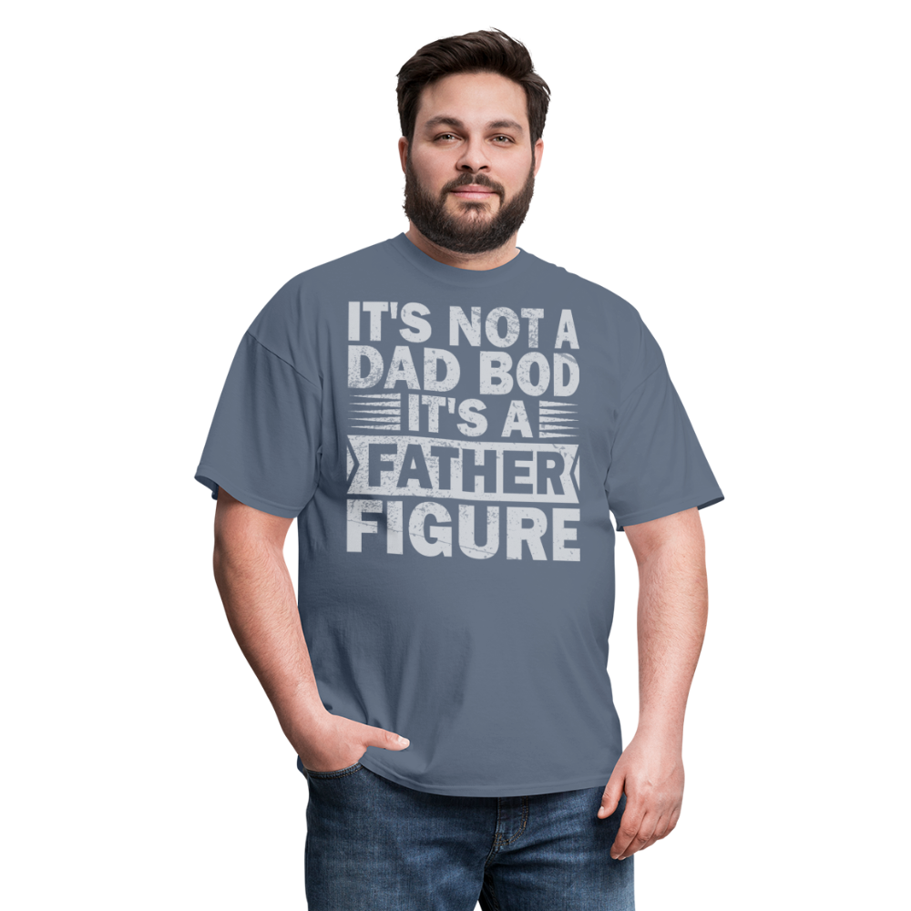 Funny Dad Bod T-shirt For Men Father Figure Shirt - denim