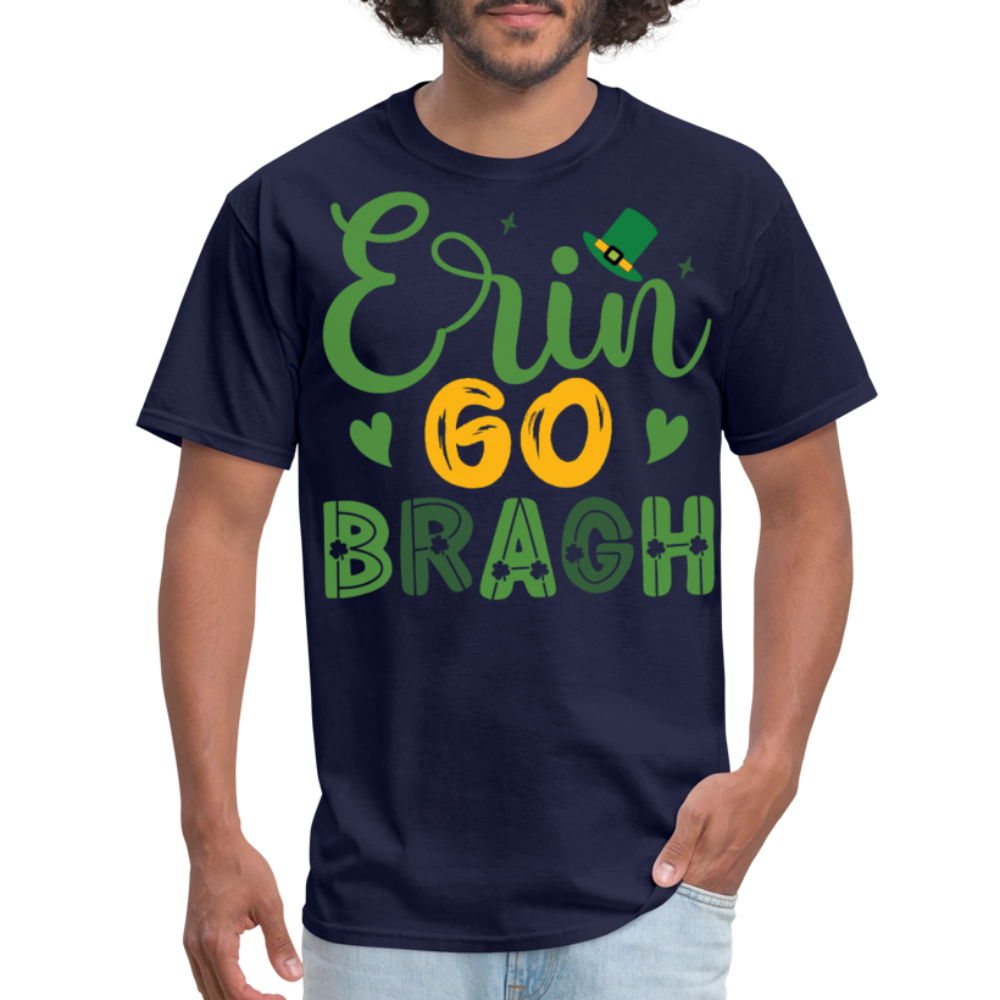 Best Gifts For Irish Heritage Lovers Erin Go Bragh Irish Pride T-shirt - navy