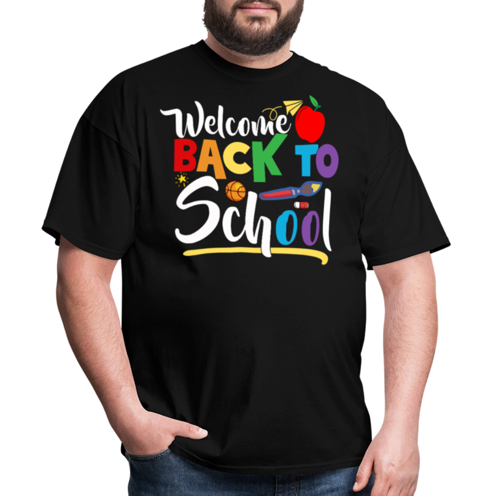 Welcome Back to School Shirt for Teachers First Day of school T-shirt - black