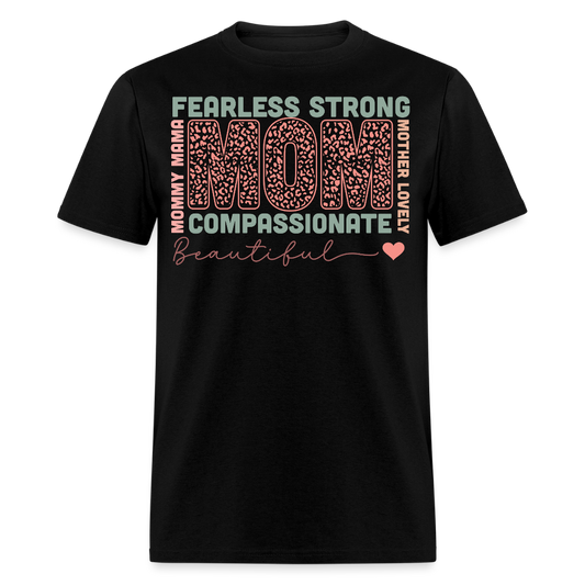 Personalized Mother's Day Motherhood Celebration T-shirt - black