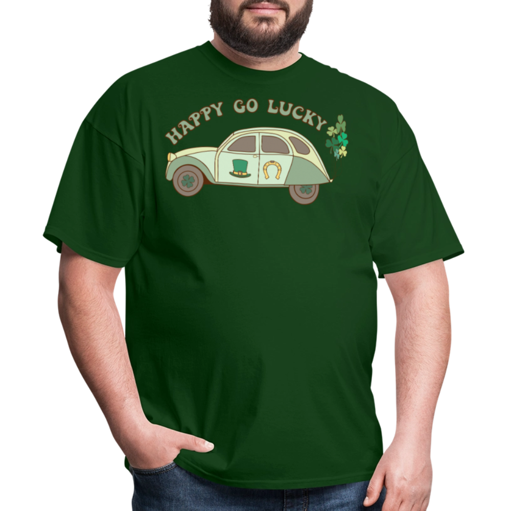 St Patrick’s Day lucky Car T-shirt - forest green