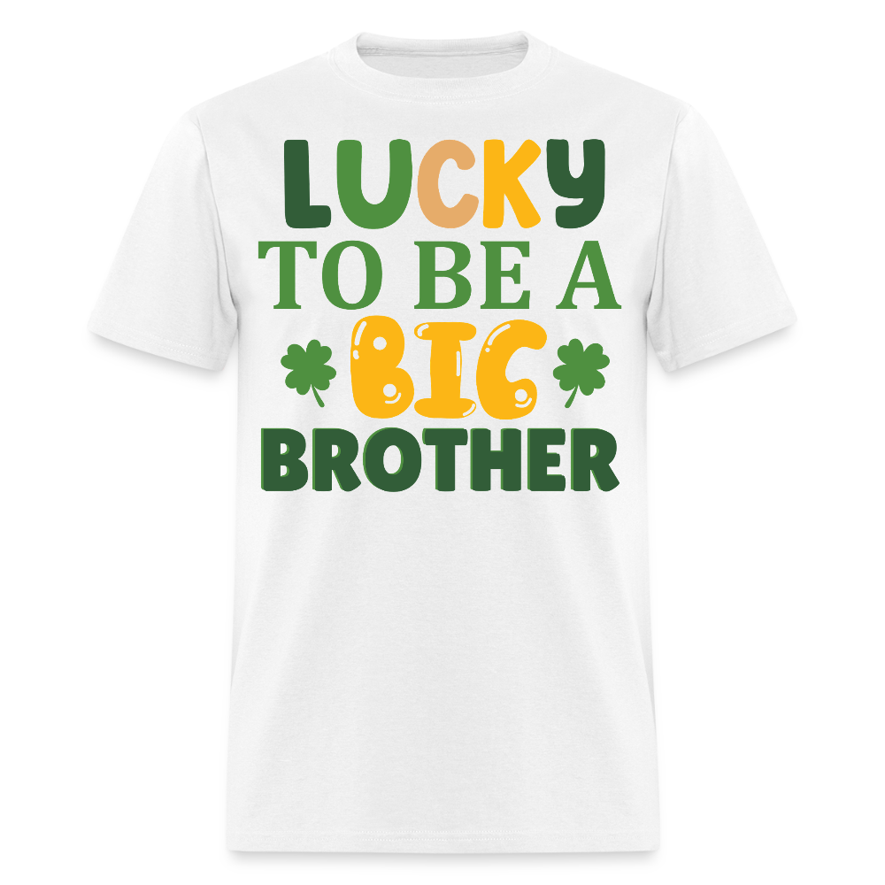 St Patrick’s Day Big Brother Announcement T-shirt - white