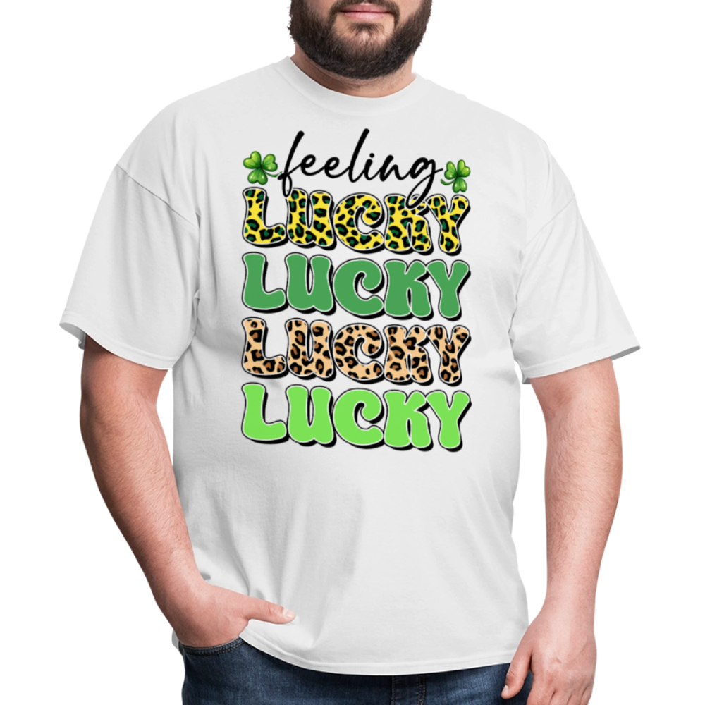 Feeling Lucky St Patrick’s Day T-shirt - white