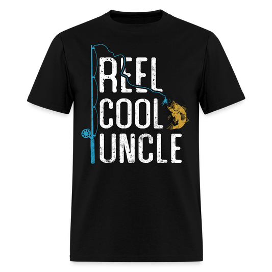 Best Uncle Gift For Fisherman T-shirt - black