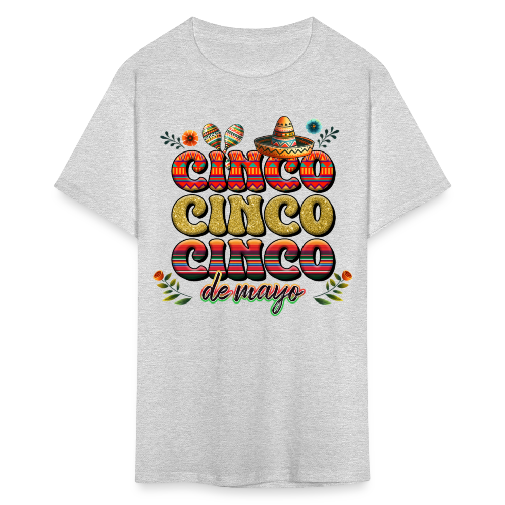 Mexican Fiesta Clothing For Cinco de Mayo Unisex T-shirt - heather gray