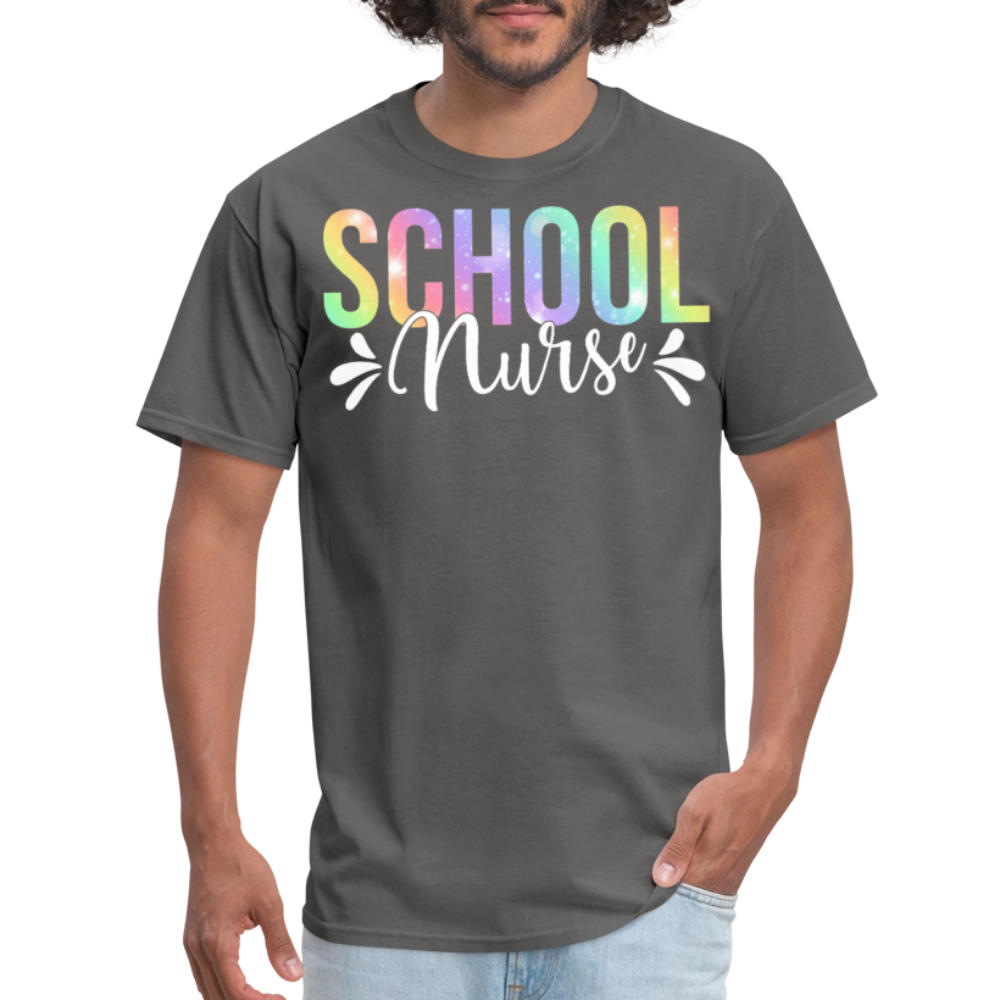 School Nurse Appreciation Gifts Back to School T-shirt - charcoal