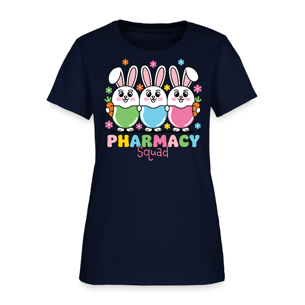 Pharmacy Squad Easter Bunny T-Shirt - navy