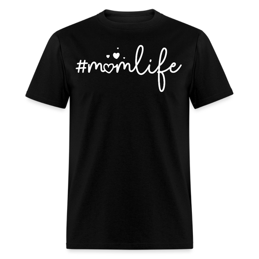 Momlife Graphic Tees For Moms T-shirt - black
