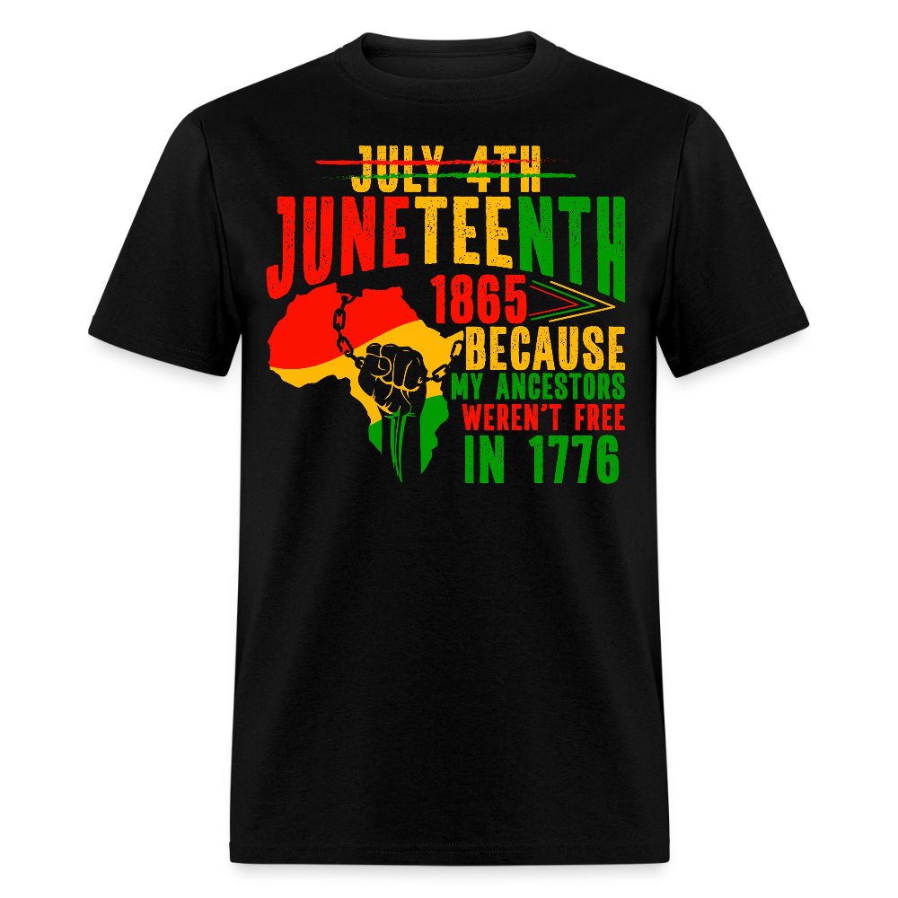 Juneteenth Freedom Emancipation Celebration T-shirt - black