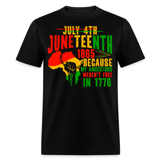 Juneteenth Freedom Emancipation Celebration T-shirt - black