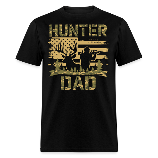 Father’s Day Camouflage Hunter Dad T-shirt - black