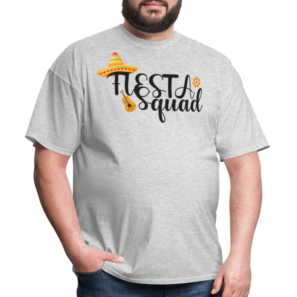 Fiesta Squad Matching Shirts For Cinco De Mayo Mexican Party T-shirt - heather gray