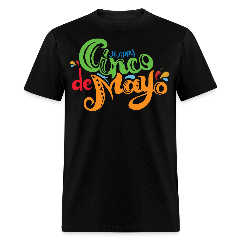 Best Mexican-themed Party Apparel For Cinco de Mayo T-shirt - black