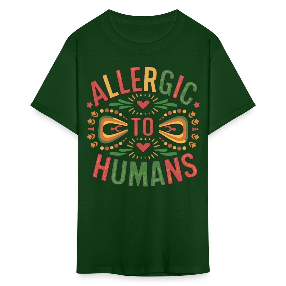 Best Cinco De Mayo Gifts For Fiesta Lovers Allergic To Humans T-shirt - forest green