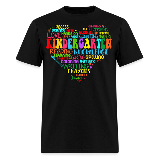 Kindergarten Back To Schoo Teacher T-Shirt - black