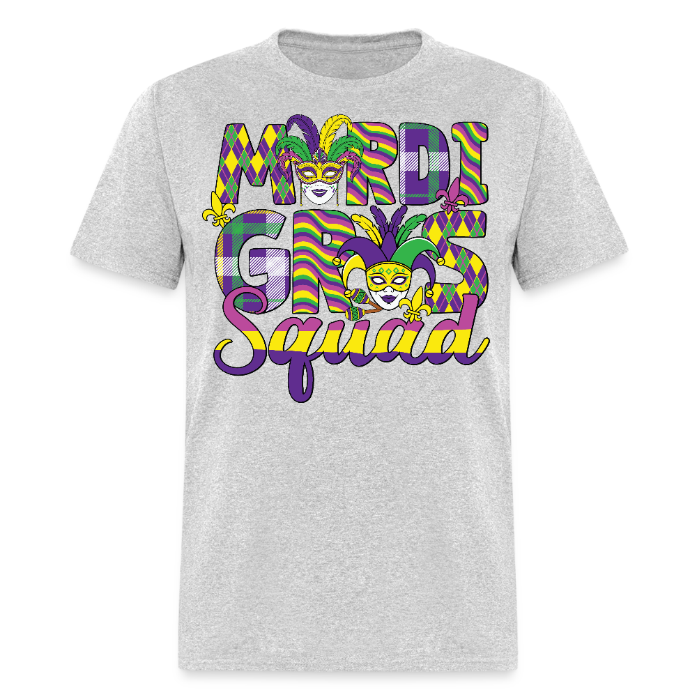 Funny And Festive Mardi Gras Party T-shirt - heather gray