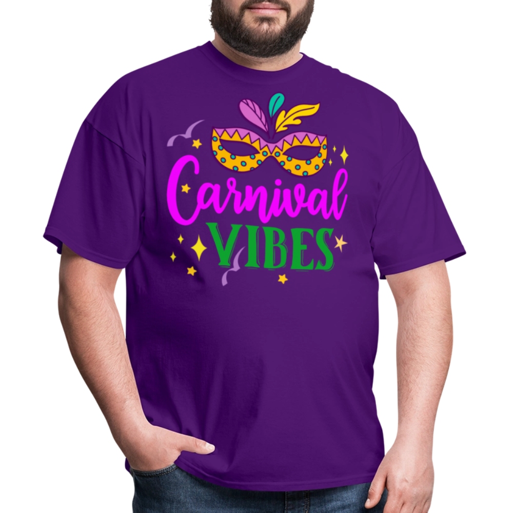 Masquerade Mask Festival Tee Mardi Gras Carnival T-shirt - purple