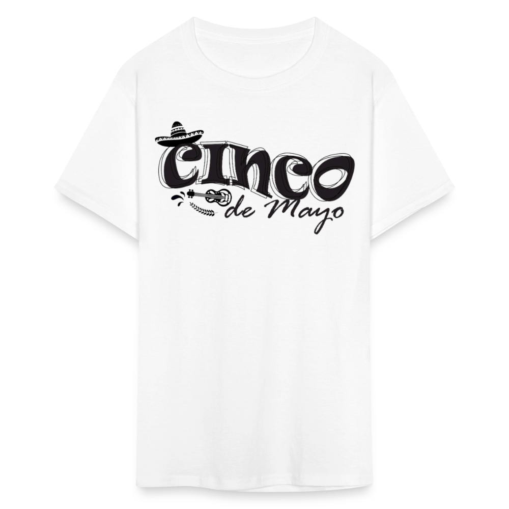 Funny Cinco de Mayo Graphic Tee Mexican Heritage Festival T-shirt - white