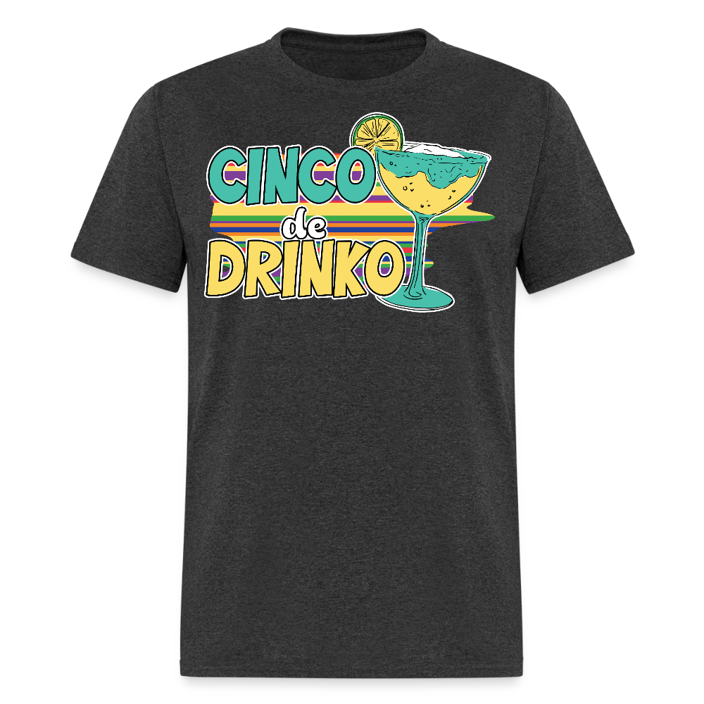 Margarita Party Funny Cinco De Mayo Drinking T-shirt - heather black