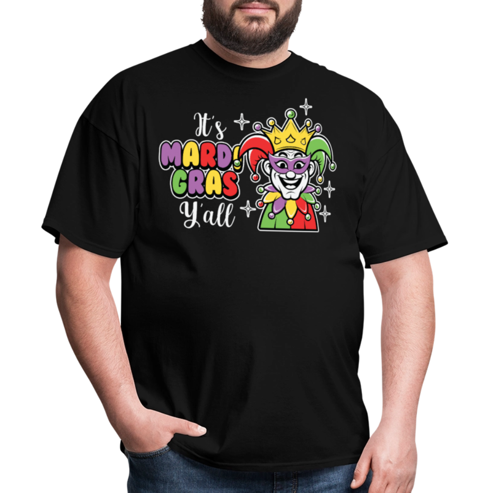 It’s Mardi Gras Y’all Shirt For Party Lovers Mardi Gras Jester T-shirt - black