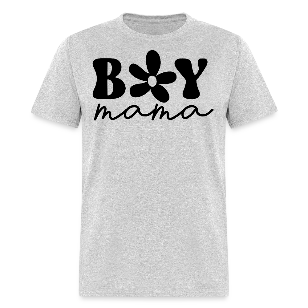 Cute Boy Mom Graphic T-shirt - heather gray