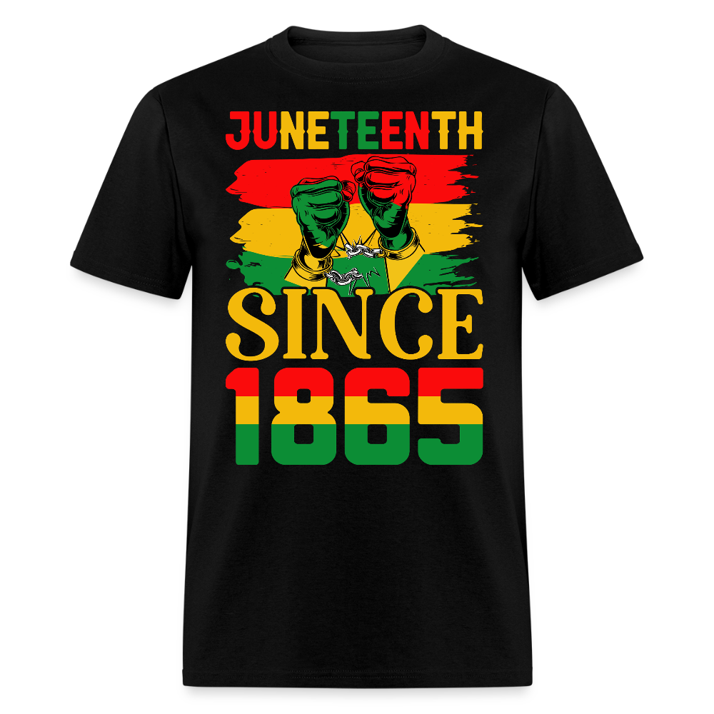 Juneteenth 1865 Freedom African American Heritage T-shirt - black