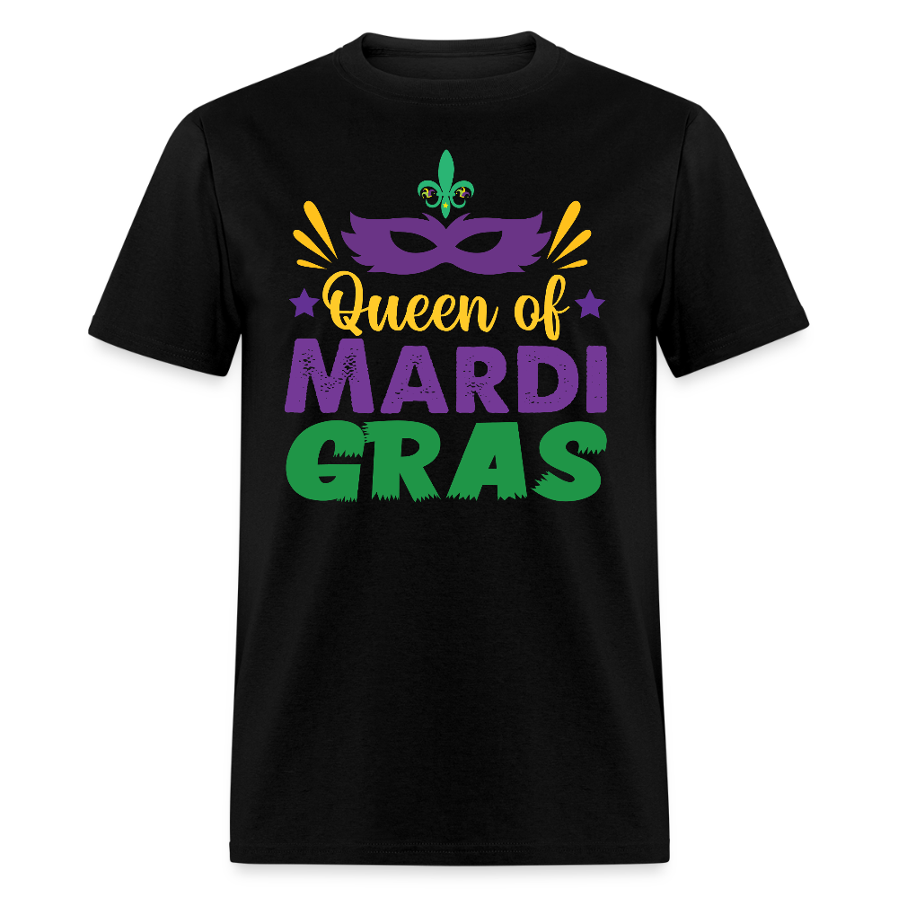 New Orleans Party Shirt Queen of Mardi Gras Classic T-Shirt - black