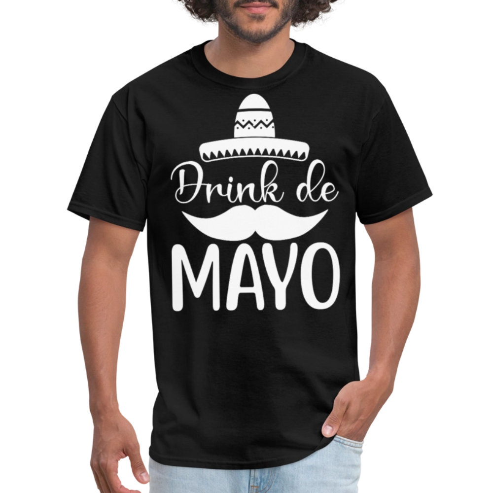 Drink De Mayo Party Shirt Cinco de Mayo Drinking T-shirt - black