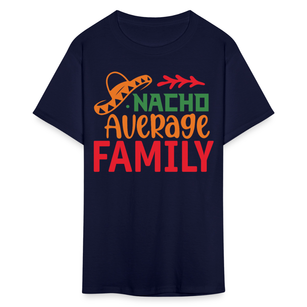 Cinco De Mayo Family Outfits Nacho Average Family T-shirt - navy