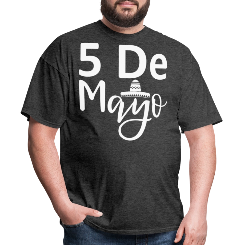 5 De Mayo Celebration Outfit Cinco de Mayo Party T-shirt - heather black