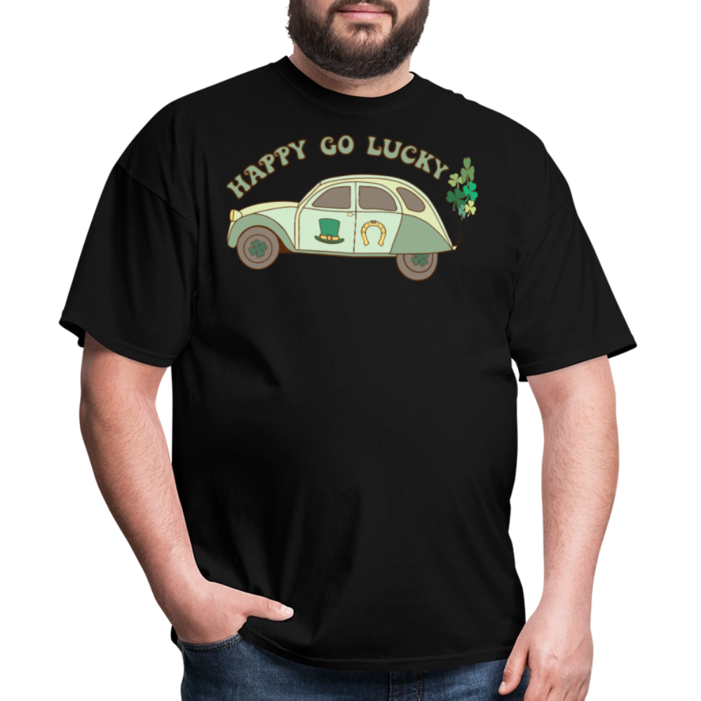 St Patrick’s Day lucky Car T-shirt - black