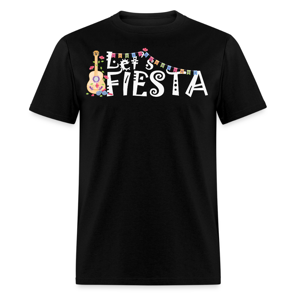 Let’s Fiesta Graphic Tee for Cinco de Mayo T-shirt - black